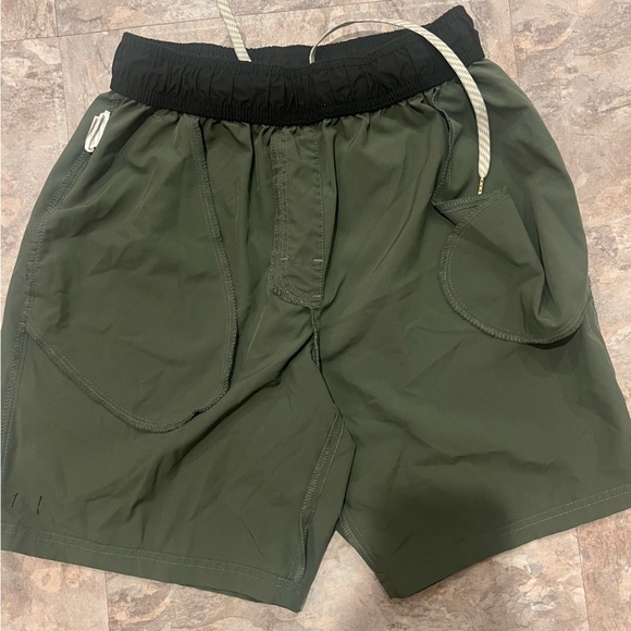 Leg3nd Green Drawstring Shorts - Picture 9 of 9